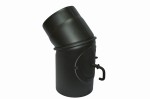 Stahl System Kolano z wyczystką i szybrem 160 mm/45°