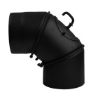 Stahl System Kolano z wyczystką i szybrem 160 mm/90°
