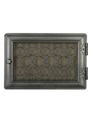 Kratka kominkowa wentylacyjna stylowa 21x32cm z ĹĽaluzjÄ… grafit.jpg