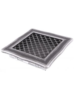 Kratka kominkowa wentylacyjna DECO 16x16cm srebrna patyna.jpg