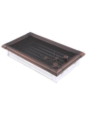 Kratka kominkowa wentylacyjna RETRO 16x32cm z ĹĽaluzjÄ… miedziana patyna.jpg